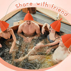 JaGely Sauna Hat for Men Women Sauna Hat Vaporarium Cap Russian Banya Cap for - Image 4