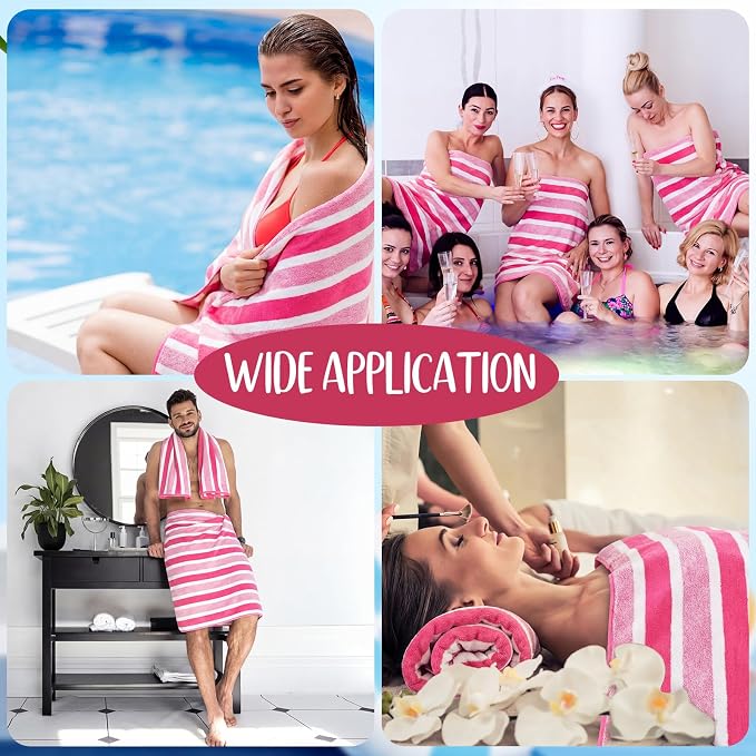 SmoothNovelty 16 Pack Microfiber Bath Towels Bulk 27'' x 60'' Oversized Size - Image 7