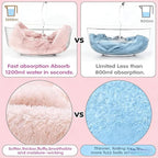 3 Pack Microfiber Hair Towel Wrap - Image 3