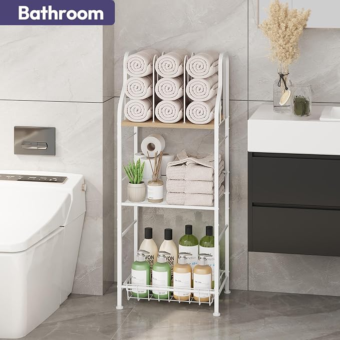 SWTYMIKI Free Standing Towel Rack - Image 3