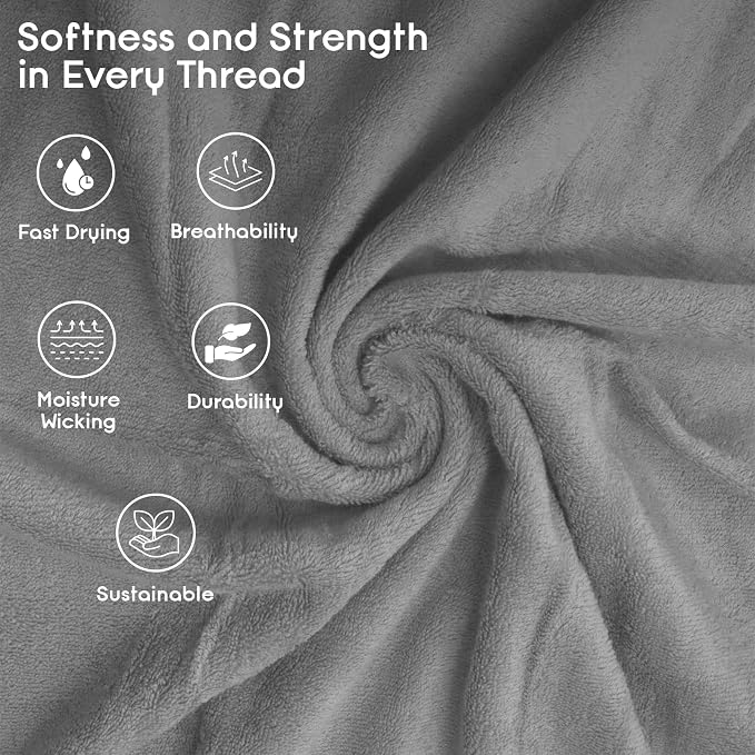 Ariv Premium Jumbo Bath Towels Pack of 2, Beach Towel, Extra-Large Bath Sheets - Image 6
