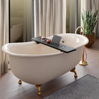 Tinamo Black Bathtub Caddy Tray Table | 35x9x2.5 Inch Large Bath Tub Tray - Image 6