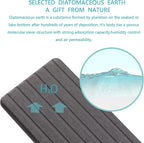 NiuYichee 2 PCS Water Absorbent diatomite Coasters, 9.5" x 5.5" Water Absorbing - Image 2