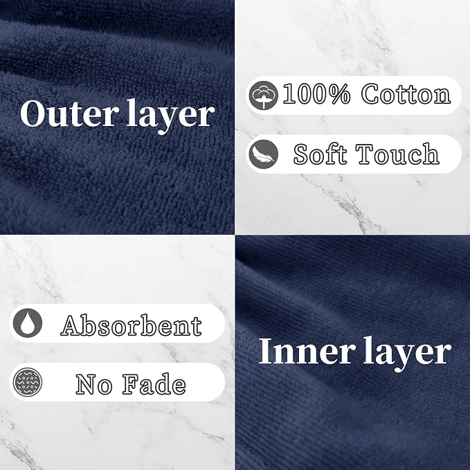VOOVA & MOVAS 6-Pack Bath Mitts - Image 3