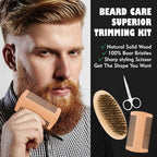 14 Pcs Bath & Body Gift Set for Men, Father's Day Gifts, Beard Grooming - Image 8