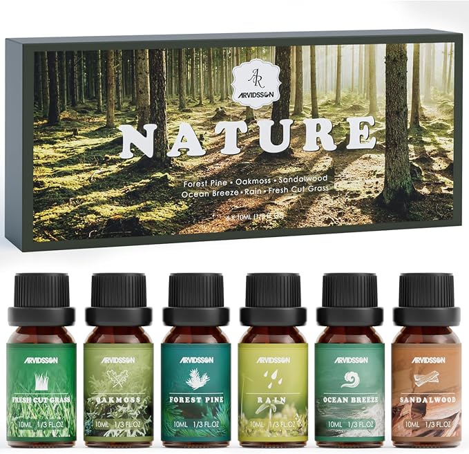 Nature Essential Oils Set, ARVIDSSON Natural Fragrance Oils by ARVIDSSON