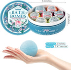 Bath Bombs Set, 7 Packs Bubble Fizzies Relaxation - Image 3