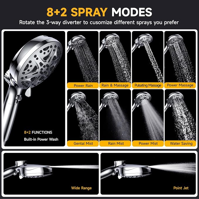 Dual Filtered Shower Head with Magnetic Handheld - Image 5