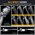 Dual Filtered Shower Head with Magnetic Handheld - Image 5