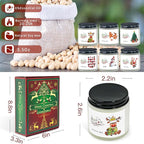 Christmas Scented Candles for Home, 6 Pack Soy Set, 21 oz Jar, Perfect Gifts - Image 4