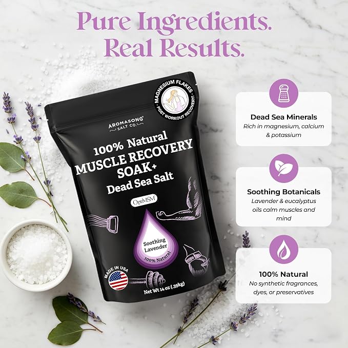 Aromasong Muscle Recovery Bath Soak 3 LB - Image 2