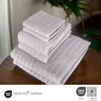 Classic Turkish Towels 6 Piece Heavy Duty Fast Drying Bath Sets Made - Image 3