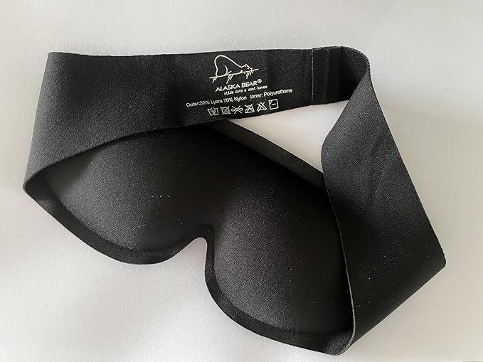 Minimalist Design Eye Sleep Mask, Non-Adjustable and Comfortable Headband Over - Image 6