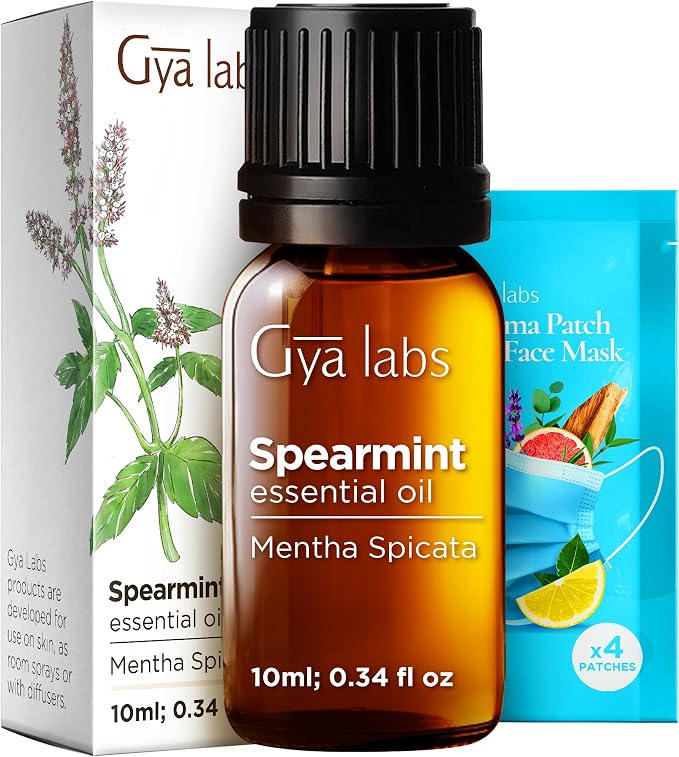 100% Pure Spearmint Essential Oil by GyaLabs