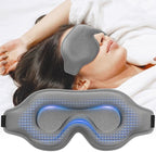 Sleep Eye Mask for Men Women, Weighted Sleeping Mask for Side Sleeper, Travel by AlbatrossHealthNewEngland