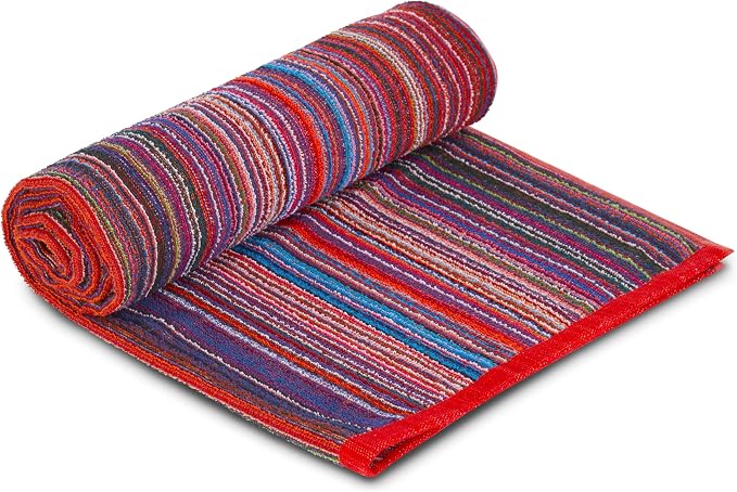 BolBom*S Bath Towel Set 4 Pack, 30 x 60 Inches Large 100% Cotton Stripe Bath - Image 4