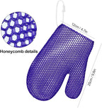 Honeycomb Exfoliating Bath Gloves - Image 7