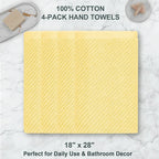 VOOVA & MOVAS Yellow Hand Towels - Image 4
