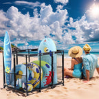 Tiita Pool Storage Bin, Rolling Pool Toy Storage Organizer, Parts & - Image 9
