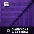 Infinitee Xclusives 100% Cotton Luxury Bath Towels Set of 2 - Image 7