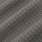 100% Fine Cotton Luxurious Basket Weave Blanket, Dark Gray, Queen Size - Image 3