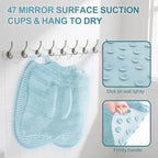 Foot Scrubber Mat Large Feet Scrubber in Shower + Pumice Stone 2 Pack - Image 7