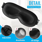 Sleep Mask, Upgraded 3D Deep Contoured Eye Mask - Image 5