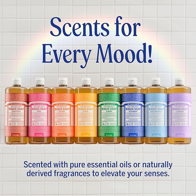 Dr. Bronner's Pure-Castile Magic Liquid Soap- Made - Image 7