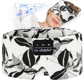 LC-dolida Sleep Mask with Bluetooth Headphones, Extra Large Silk Eye Mask by LC-dolida