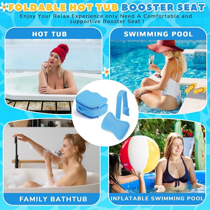 Yerliker 2 Pcs Foldable Hot Tub Booster Seat - Image 6