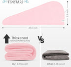 TENSTARS 5 Pack Thicken Microfiber Hair Towel Wrap - Image 6