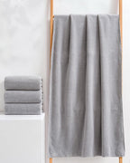 sakano 4-Piece Bath Towel Set, Quick-Dry Absorbent Lint Free & Launder Soft - Image 3