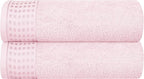 GLAMBURG 100% Cotton 2 Pack Oversized Bath Towel Set 28x55 Inches, Ultra Soft by GLAMBURG