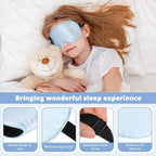 Kids Sleep Mask Eye Cover, 100% Real Natural Pure Silk Eye Mask - Image 3