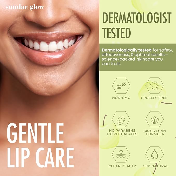 Apple & Pear Lip Mask Overnight Treatment – Dermatologist Tested, Korean Skin - Image 7