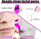 Facial Cleansing Brush 2 in 1Double-Sided Facial Cleaning Brush - Image 4