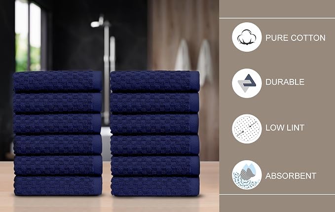 COTTON CRAFT Waffle Weave Wash Cloth - Image 6