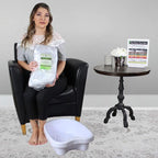 100 Disposable Lightweight Non-Toxic Plastic Foot Liners - Image 2
