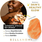 BELLANOMI African Exfoliating Net Sponge, Ethically sourced from Nigeria - Image 5