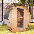 OUTEXER Outdoor Traditional Sauna 4-5 Person Wooden Saunas, 6’x6’Steam Wet by OUTEXER