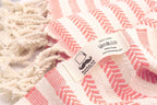 Bazaar Anatolia Turkish Beach Towel – 100% Cotton, Quick Dry, Sand Free Pastel - Image 8