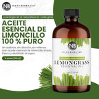 NaturoBliss 100% Pure Lemongrass Essential Oil Therapeutic Grade Premium Quality - Image 3