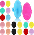MCIGICM 20PCS Face Scrubber, Silicone Facial Cleansing Brush Face Exfoliator by MCIGICM