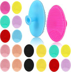 MCIGICM 20PCS Face Scrubber, Silicone Facial Cleansing Brush Face Exfoliator by MCIGICM