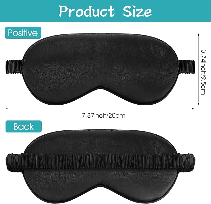 Silk Sleep Masks, 6 Pack Eye Masks - Image 2