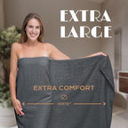 White Classic Luxury Soft Bath Sheet Towels - Image 4