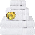 Cotton Paradise 6 Piece Towel Set, 100% Cotton Soft Absorbent Turkish Towels by UNITEDHOMETEXTILE