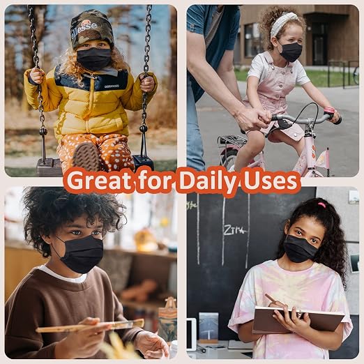 Borje Kids Masks 100 Pcs, Kids Disposable Face Masks - Image 6