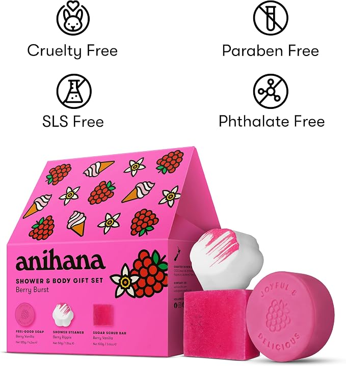 ANIHANA Berry Burst Shower & Body Gift Set - Image 2