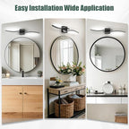 Espird 23inch Led Bathroom Vanity Light Bar, Matte Black 5CCT Dimmable - Image 5